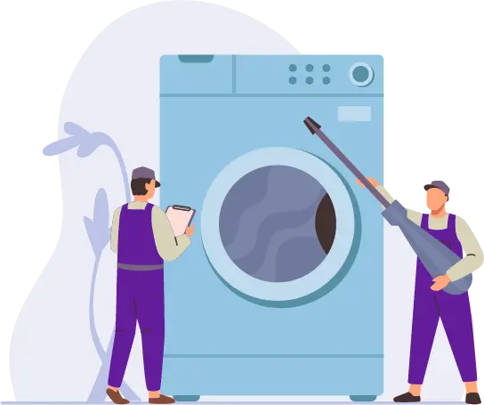 Illustration of repair dishwasher
